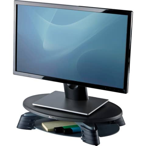 Supporto FELLOWES per monitor compatto TFT/LCD plastica e acrilico nero 29x42,5 cm - 91450